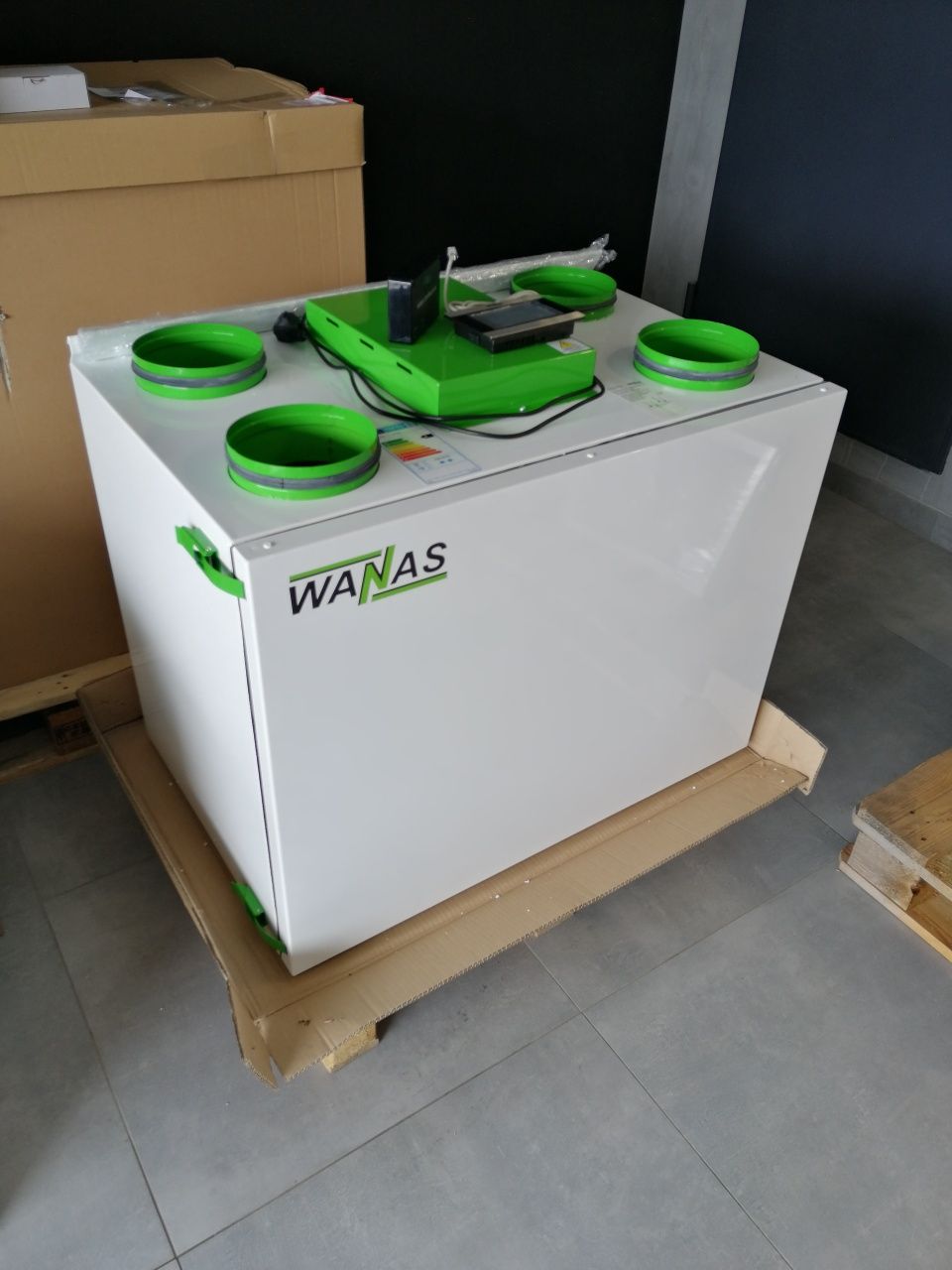 Rekuperator Wanas 350 V/3 415 Hi-Tech