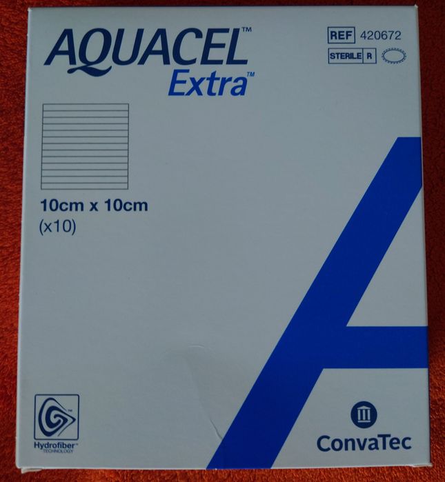 Plastry hydrowłóniste Aquacel Extra 10x10cm 10szt