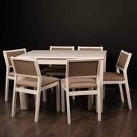 Обідній комплект стіл зі стільцями, Меблі з дерева, Стол, Стулья