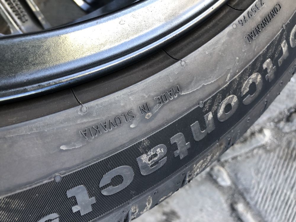 245/45R19-4шт Continental оригинал из Германии пара 7,5мм пара 6мм!