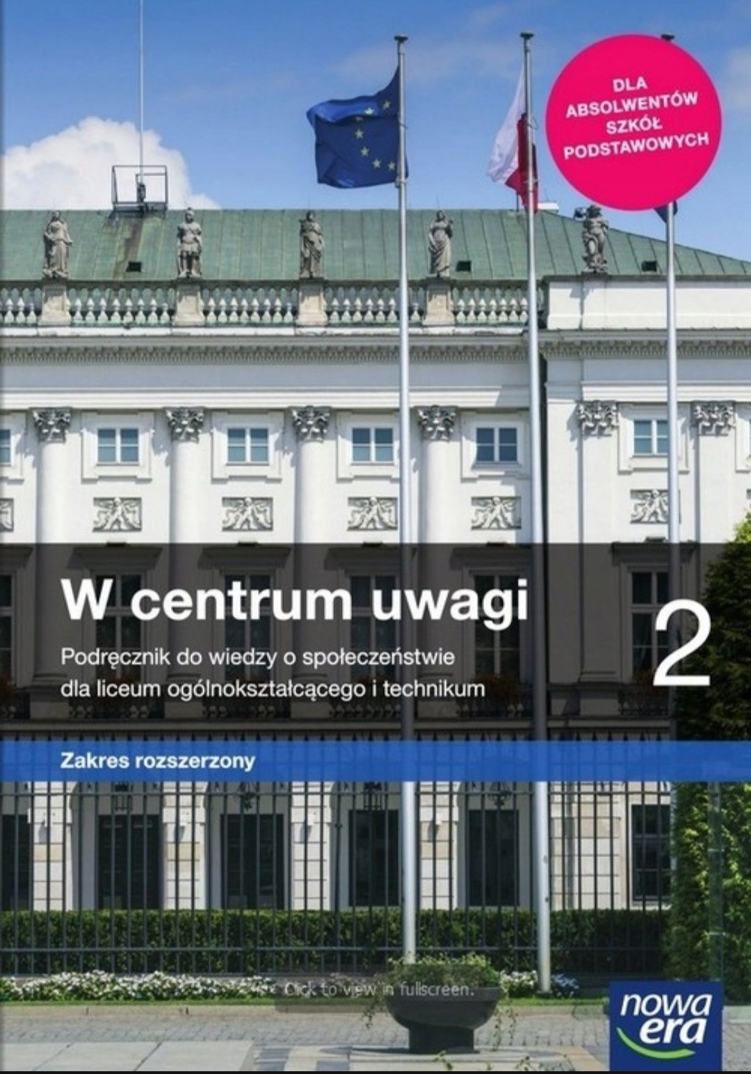 W centrum uwagi 2. Wiedza o społeczeństwie. Podręcznik dla LO