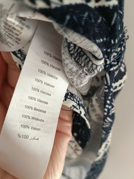 Sukienka damska bez rękawów na lato letnia luźna wiskoza S M