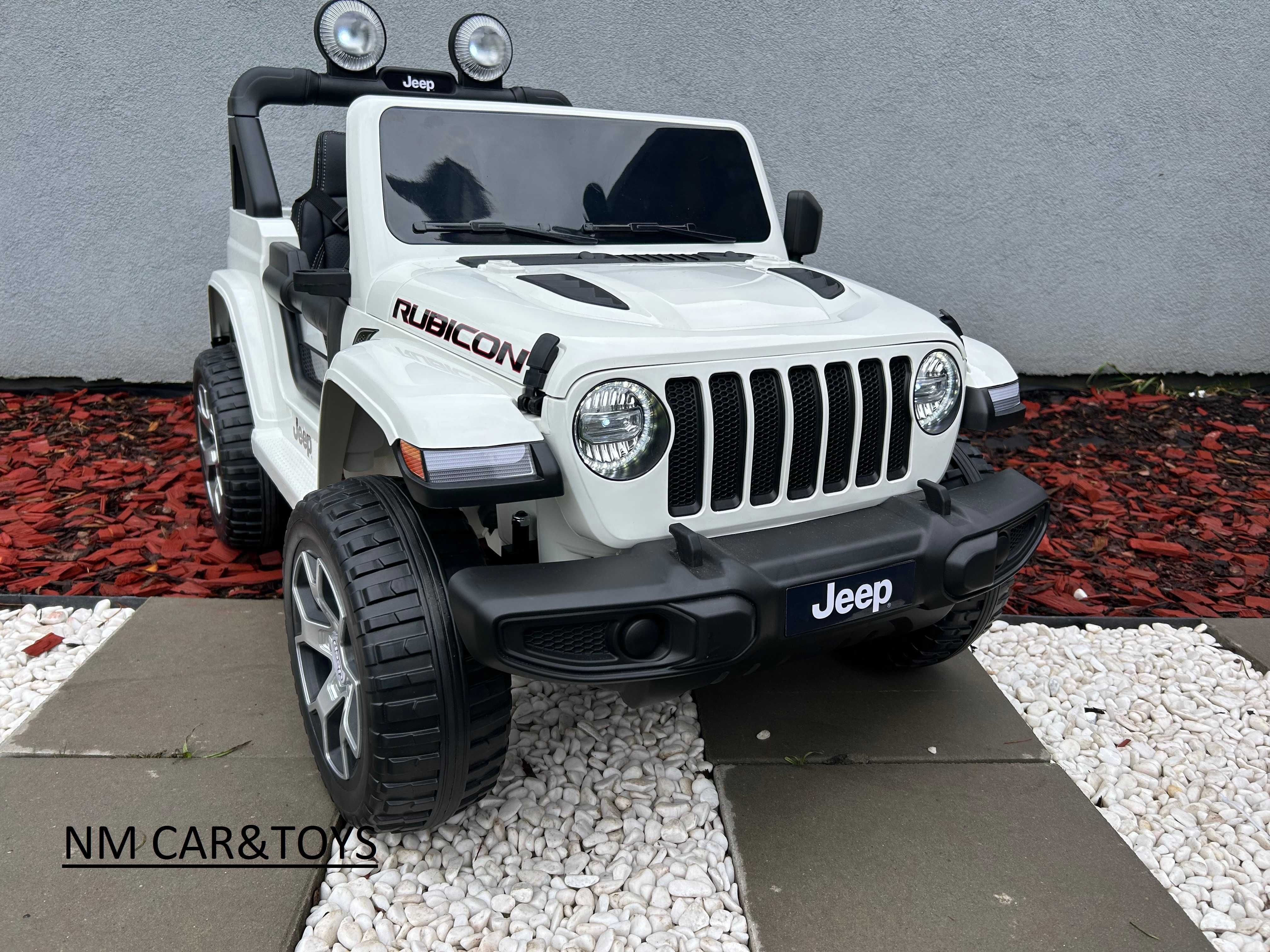 Auto autko samochód Jeep Wrangler Rubicon 4x4 na akumulator auta