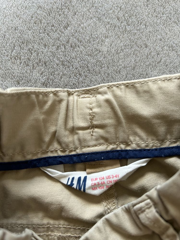 Spodnie chinos HM rozmiar 104