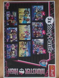 Puzzle Trefl, Monster High, 9 układanek