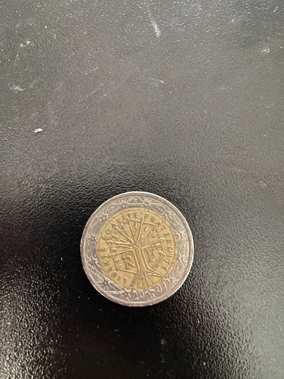 Moeda 2€ França 2001 “Árvore da Vida” – Edição Colecionador