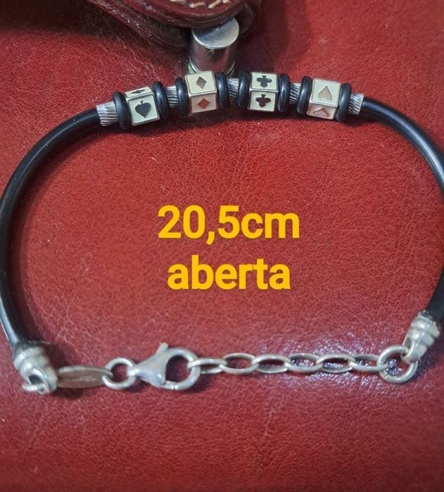 Pulseiras em prata homem.