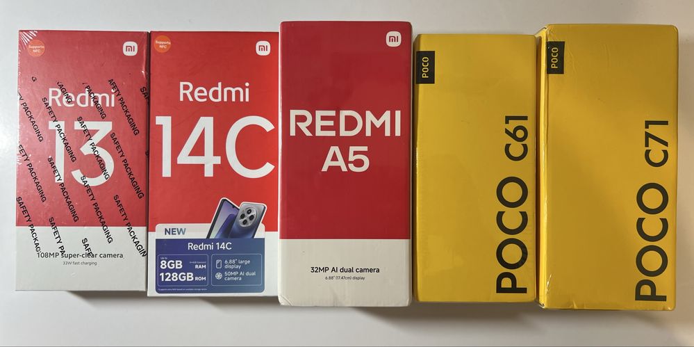 Продам новий мобільний телефон Xiaomi poco C71 3/64Gb Black