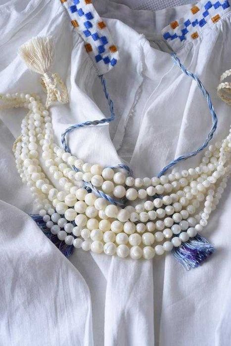 Баламути з натурального перламутру.