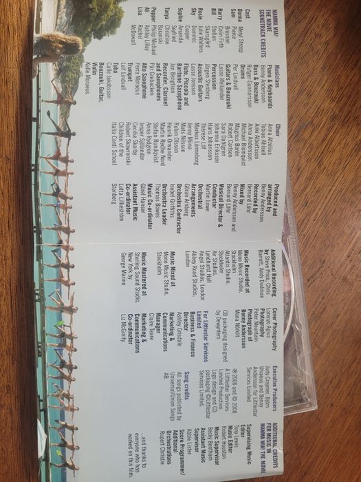 CD Mamma Mia Soundtrack 2008 Litlestar/Polydor