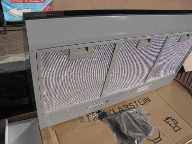 Okap kuchenny do zabudowy podszafkowy 90cm Klarstein Contempo szary