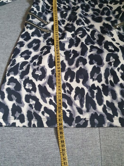 Sukienka,długi rękaw, panterka,Zara