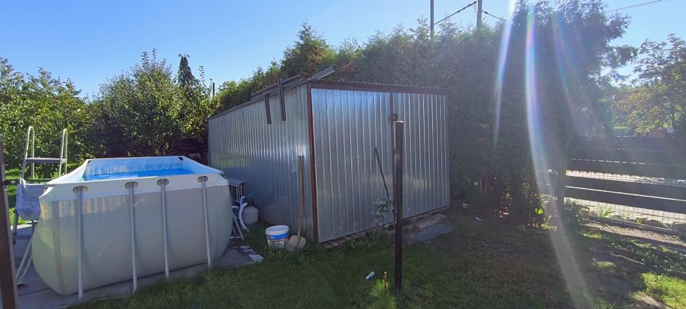 Garaż blaszany blaszak Ocynk 3x5m - dostępny