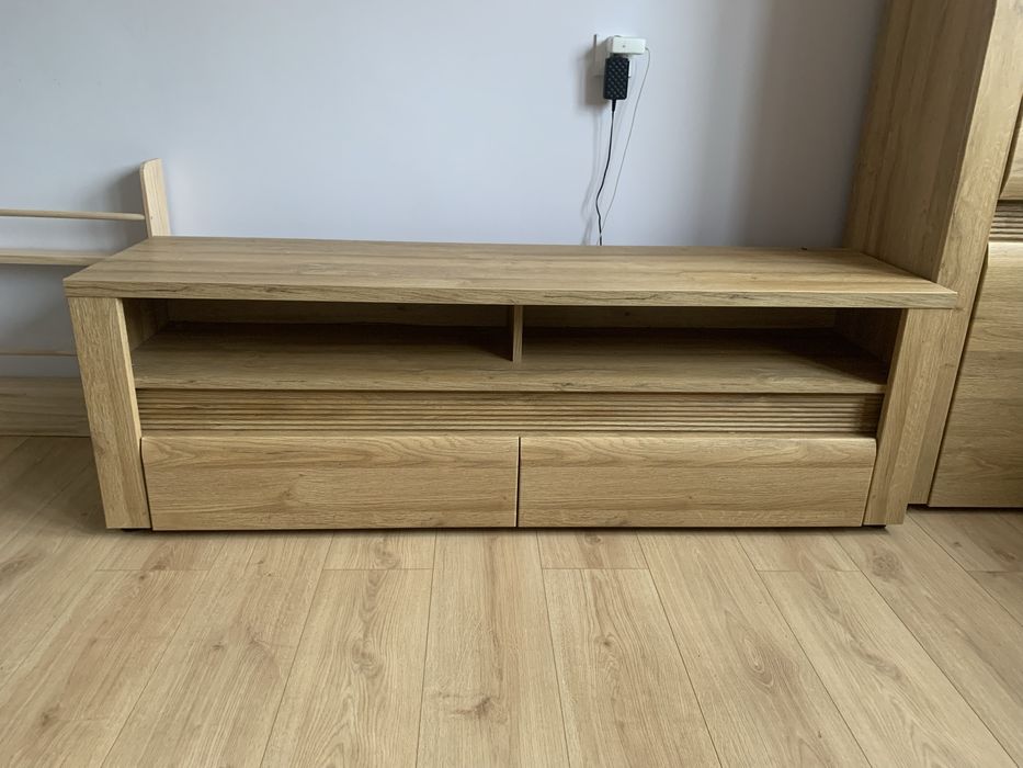 Zestaw mebli salonowych z narożnikiem z funkcją spania