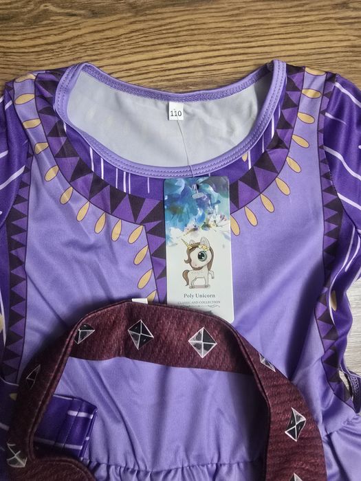 Przebranie Asha Wish Życzenie sukienka strój kostium r. 110 karnawał