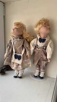 Кукла фарфор мальчик и девочка/Пара /Фарфоровые куколки