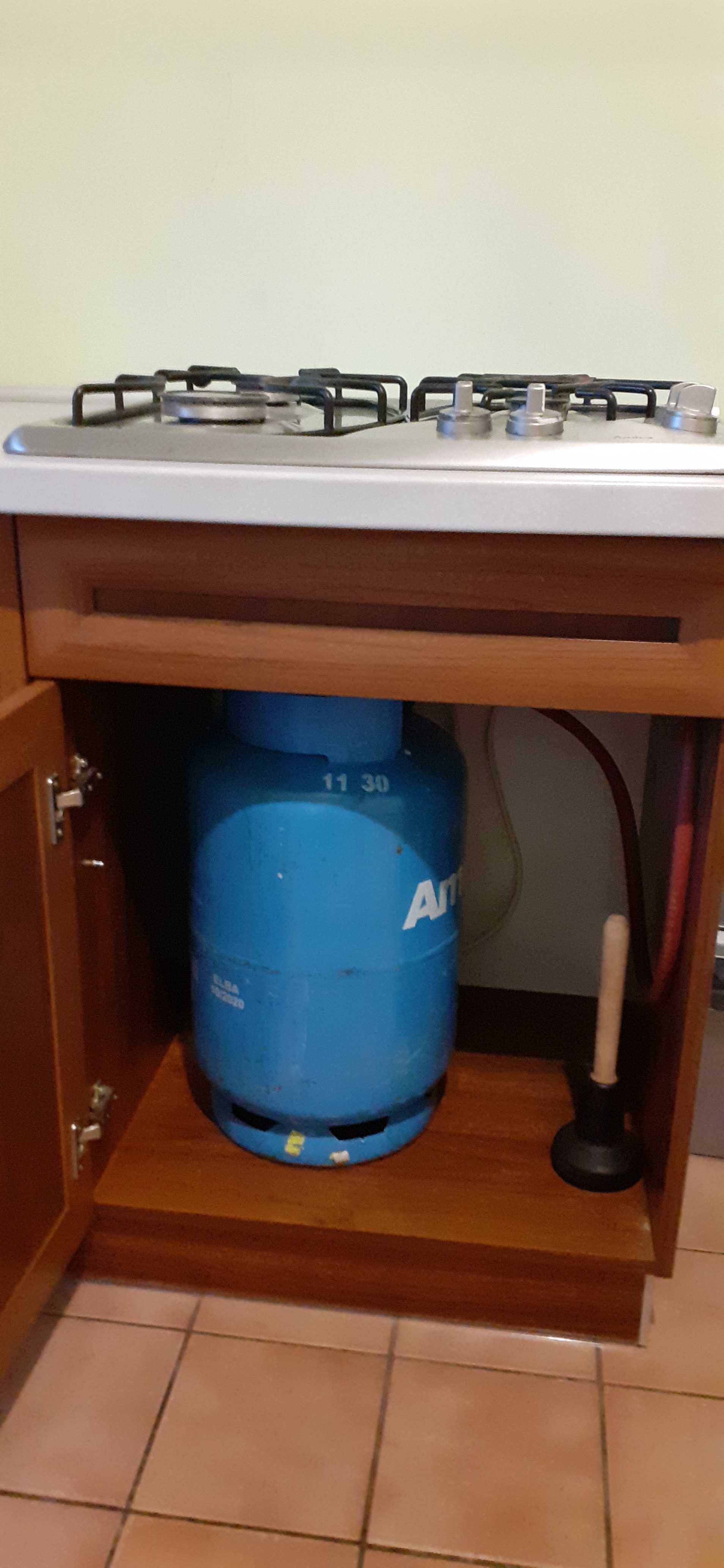 płyta gazowa Amica w komplecie butla z gazem i reduktor z wężem