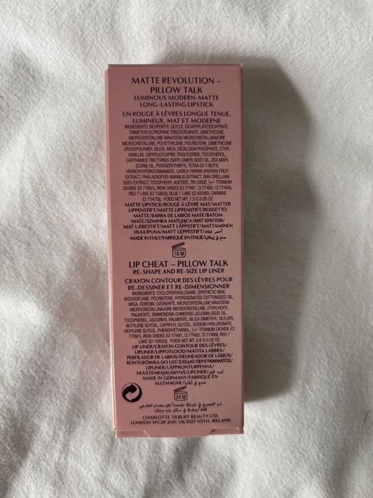 Nowa szminka pomadka pillow talk charlotte tilbury
