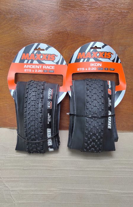 Продам покришки 27.5"x 2.2 Maxxis ikon, ardent race, Mavic pulse pro.