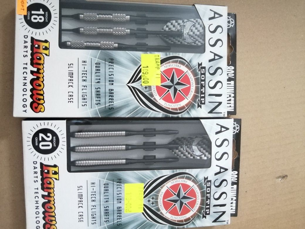 Harrows Dart rzutki softip Assassin 18G