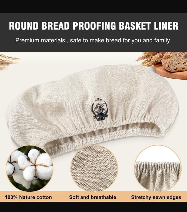 Walfos Koszyk do pieczenia chleba owalny 25 cm