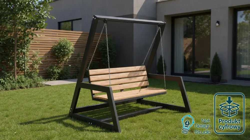 Huśtawka w stylu LOFT - pliki DXF+PDF