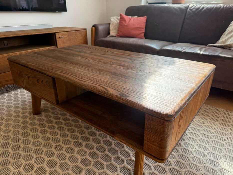 Stolik do salonu 120x70 drewniany Vinotti