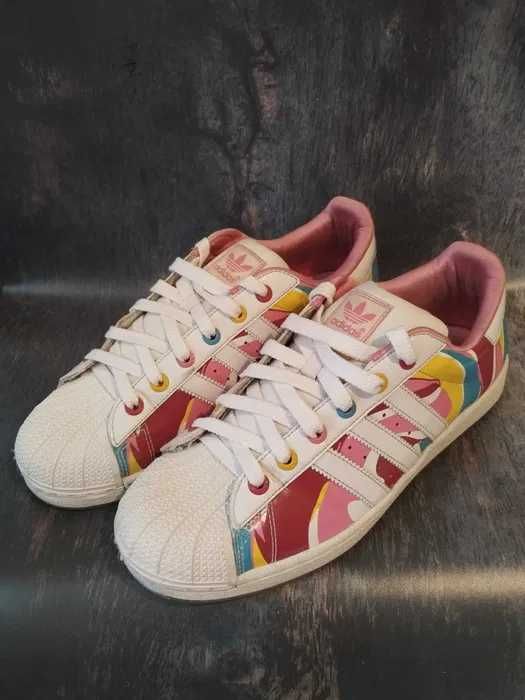 Adidas Superstar kolorowe,Z LIMITOWANEJ EDYCJI.