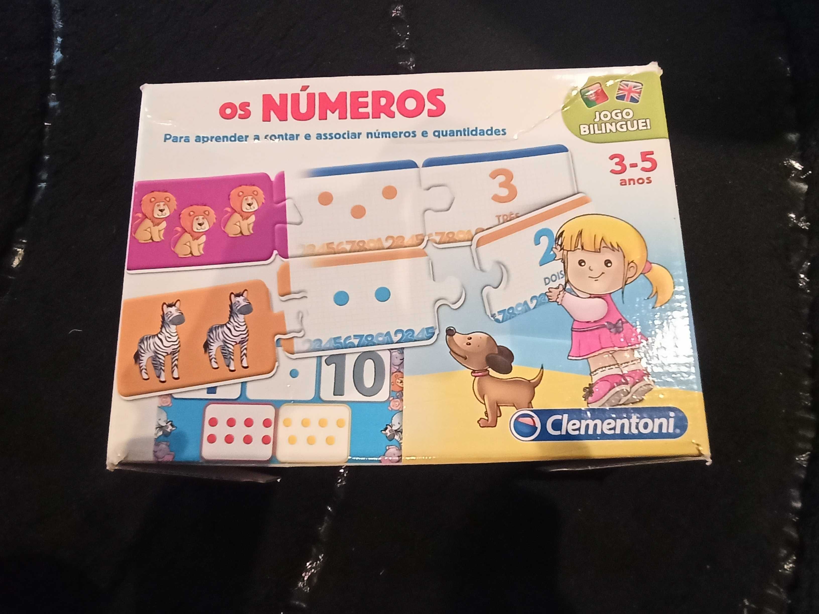 Puzzle com números 1-10, Rik&Rok.