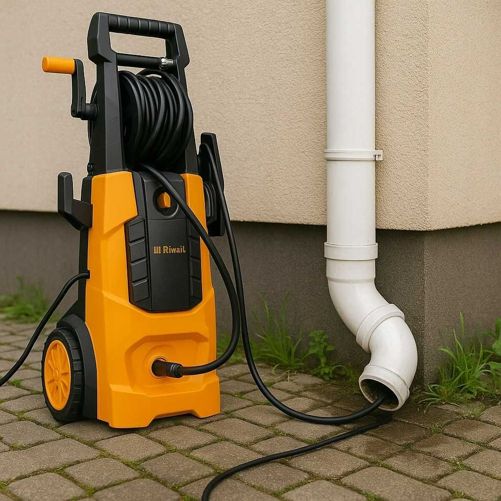 Мийка високого тиску Riwall 2900W. Насос ЛАТУНЬ. Чехія. Мойка высокого