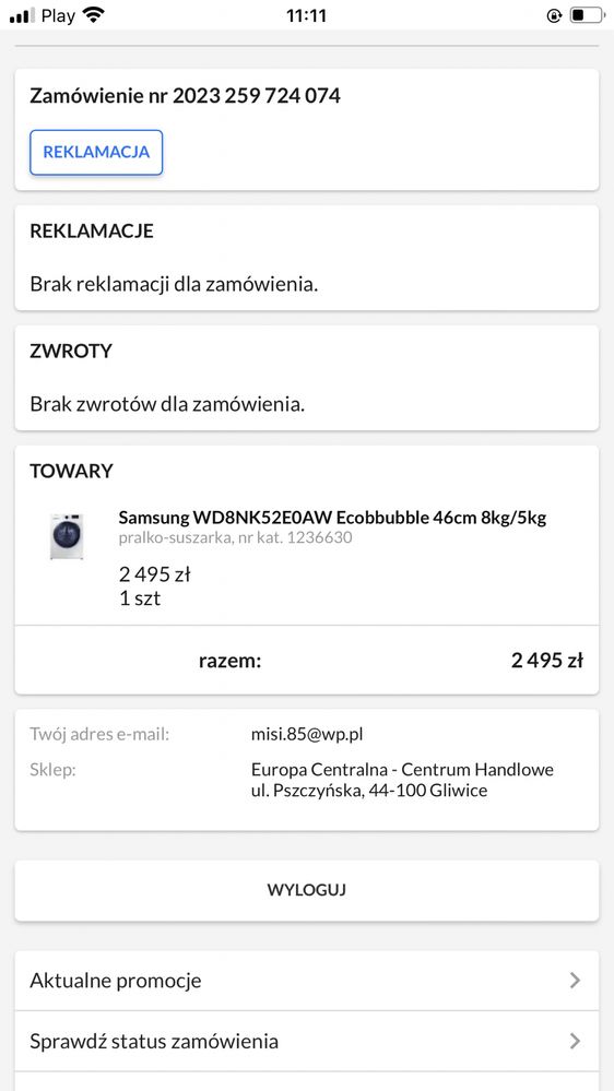 Sprzedam pralko -suszarke