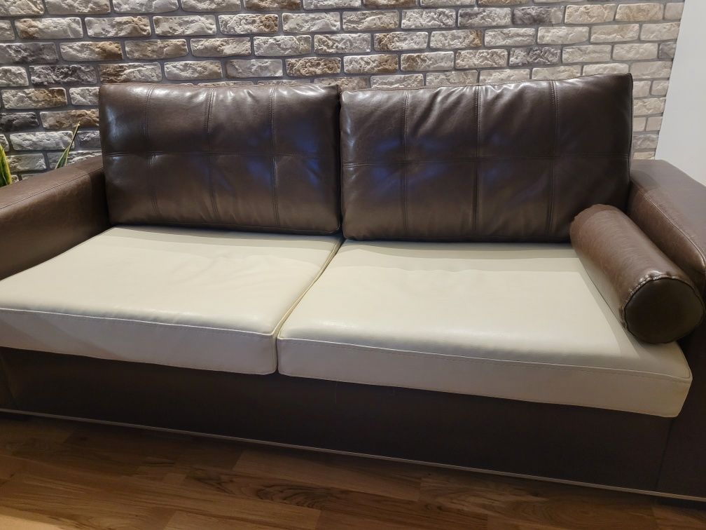 Sofa 3-osobowa z ekoskóry