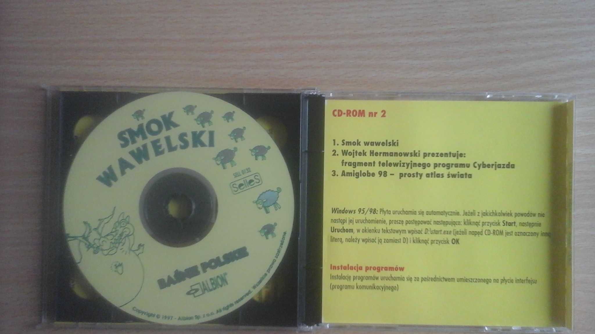 Retro plyta  Smok Wawelski  i  Profesor Henry do Windows  95 lub  3,11