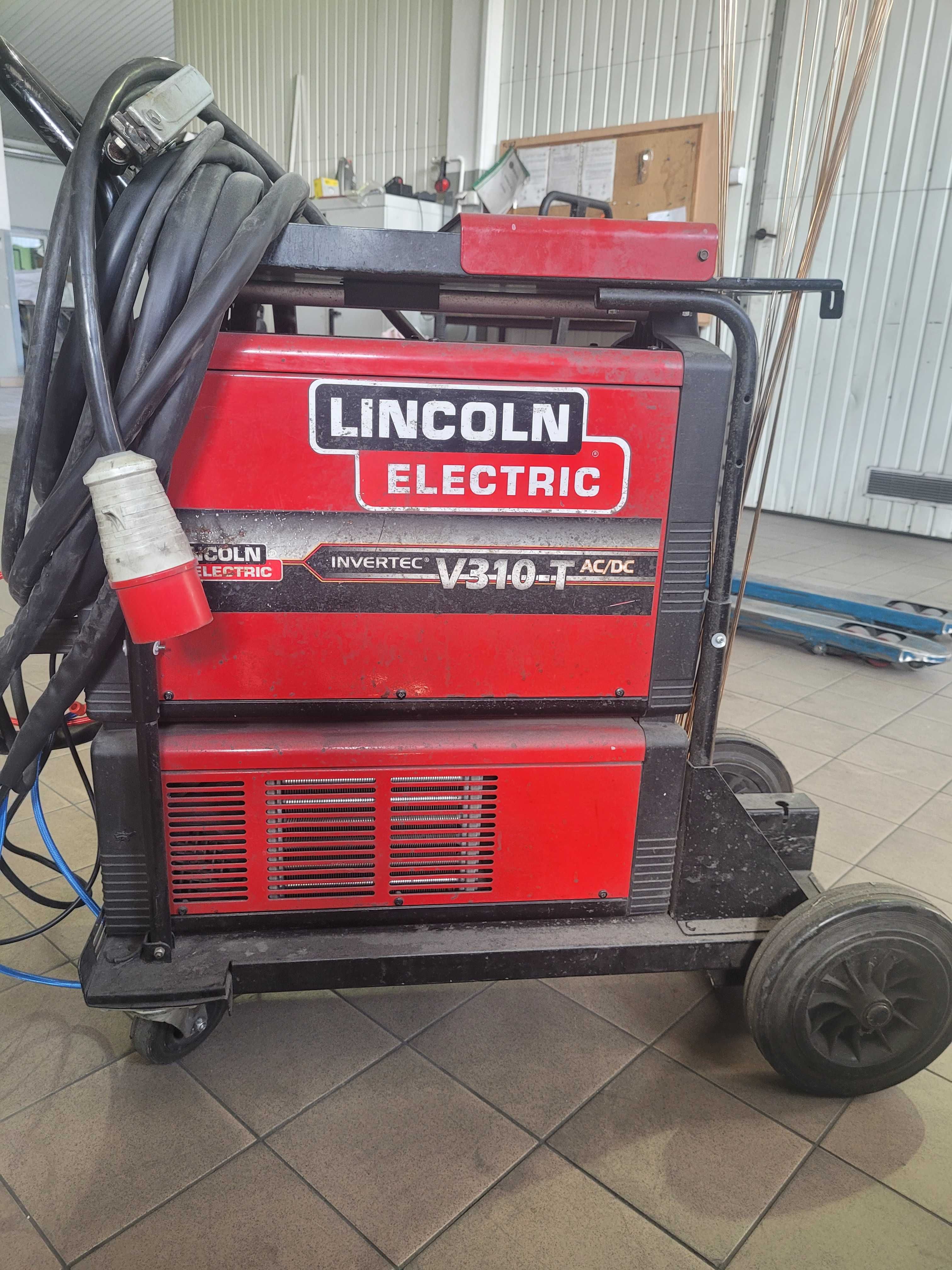 Spawarka Lincoln Invertec V310T AC/DC+chłodnica+uchwyt+wózek