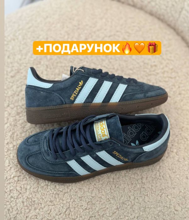 Кросівки Adidas Spezial Hanball Blue (Сині),адідас,спежал,adidas,spezi