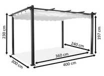 Nowa pergola  tarasowa 3x4
