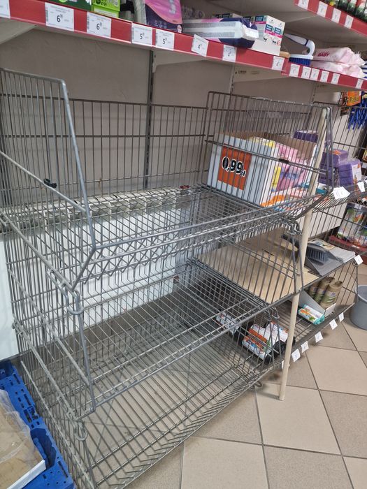 Kosze ekspozycyjne nastawne, węglarka