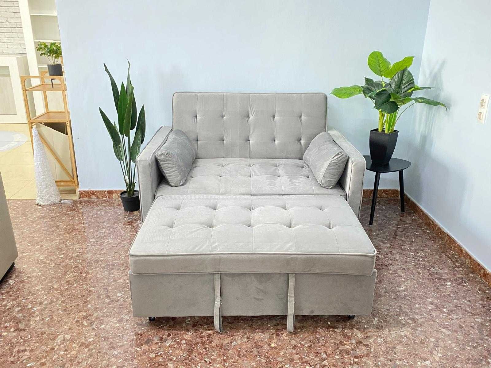 novo ! sofa cama cinza + ENVIO GRATIS !!