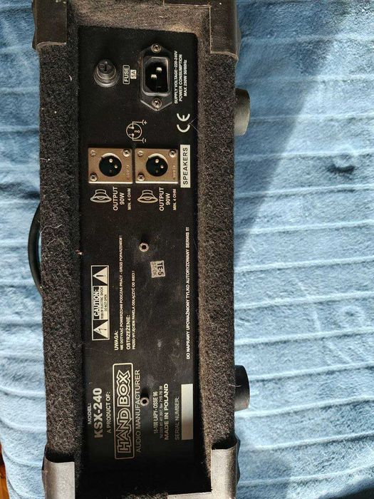 Wzmacniacz estradowy ksx-240 handbox