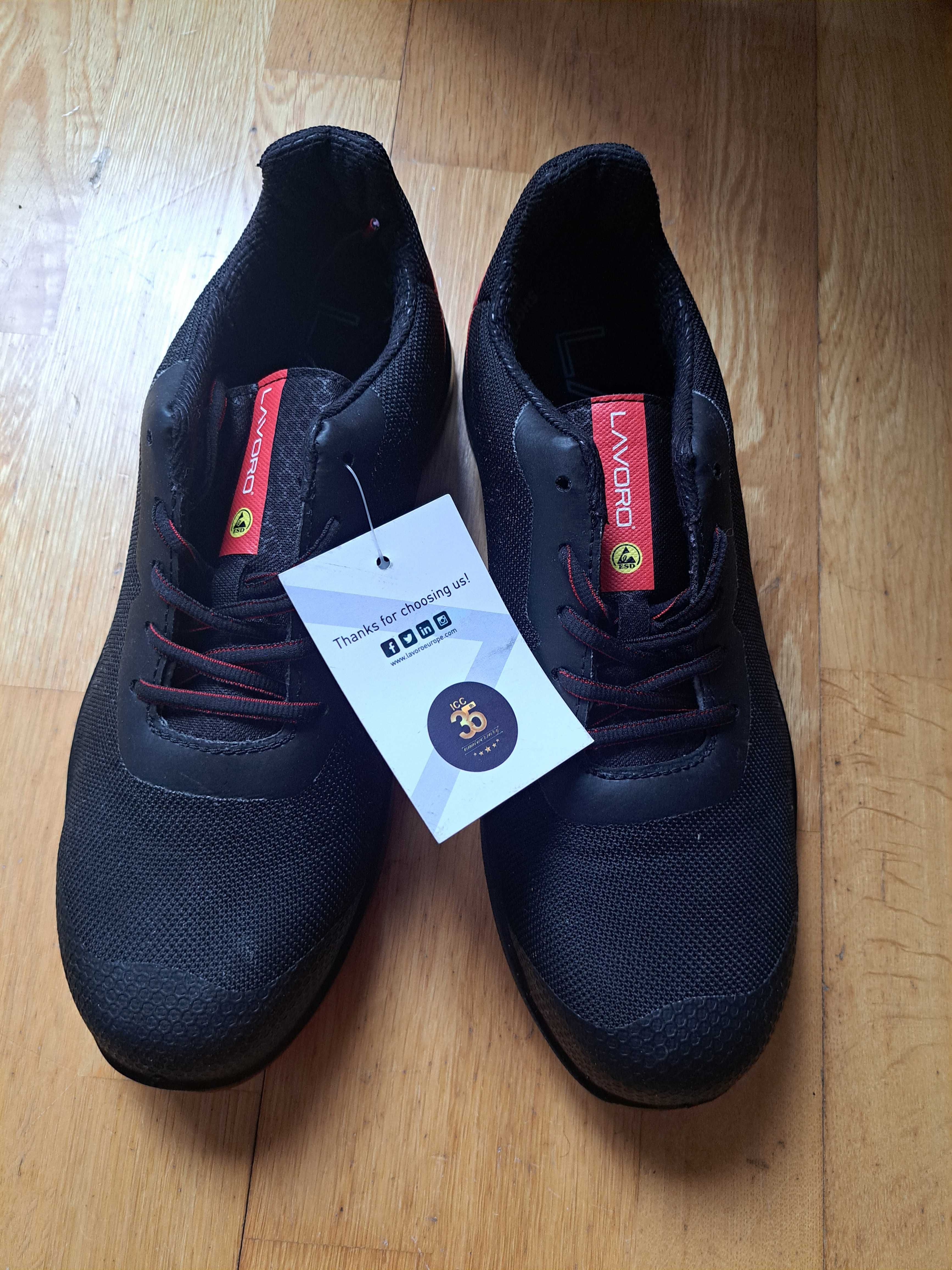 Sapatos Lavoro - Hybrid Black/Red - Tamanho 41 - Novos!