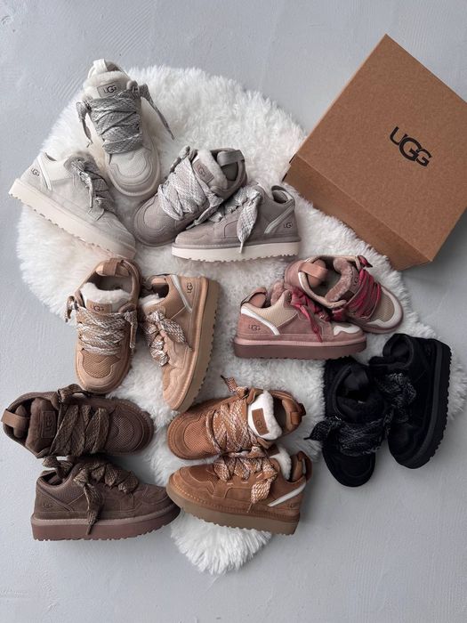 р36-41 Уггі UGG Lowmel Black Grey Chestnut Sand Brown