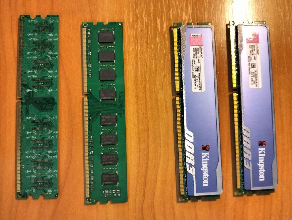 Оперативная память DDR-3, DDR-2.