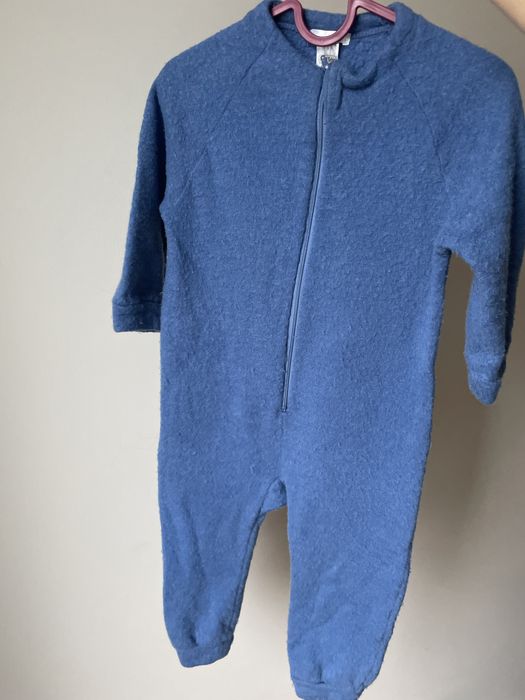 Puchaty kombinezon merino wełna tom&trine 80