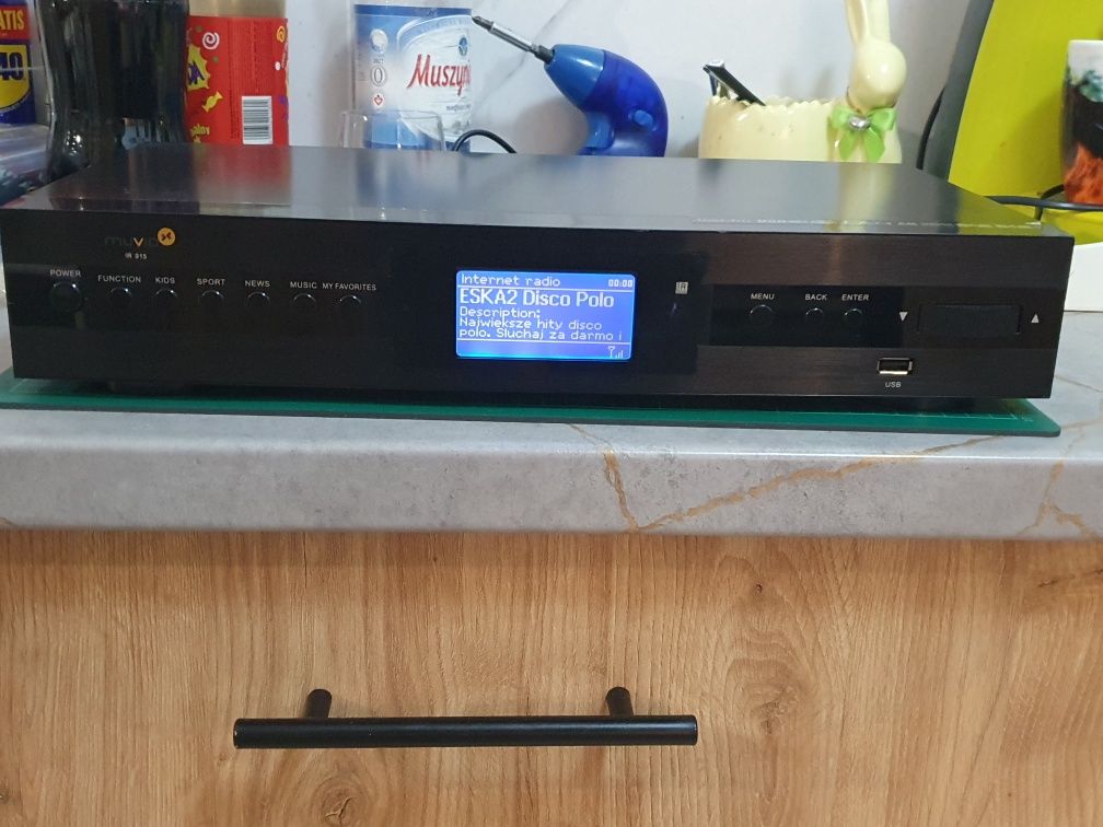 Tuner internetowy Muvid ir-915 USB dab+ WiFi