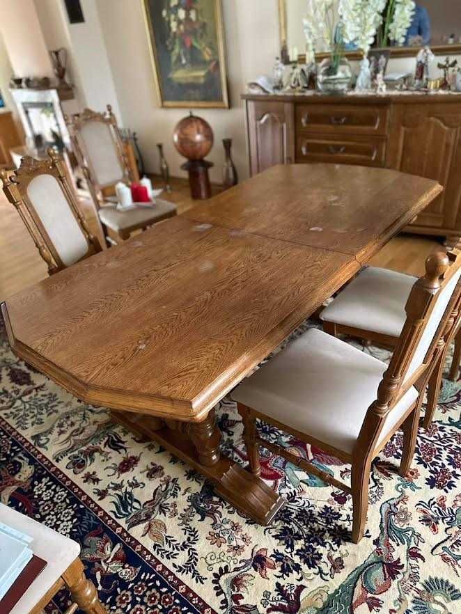 stół drewniany rozkładany