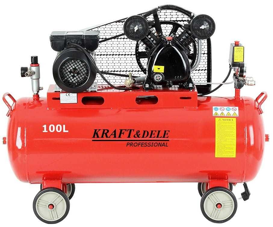 Kompresor olejowy 100L 230V 8bar 480L/m 2 tłoki SEPARATOR KD1472