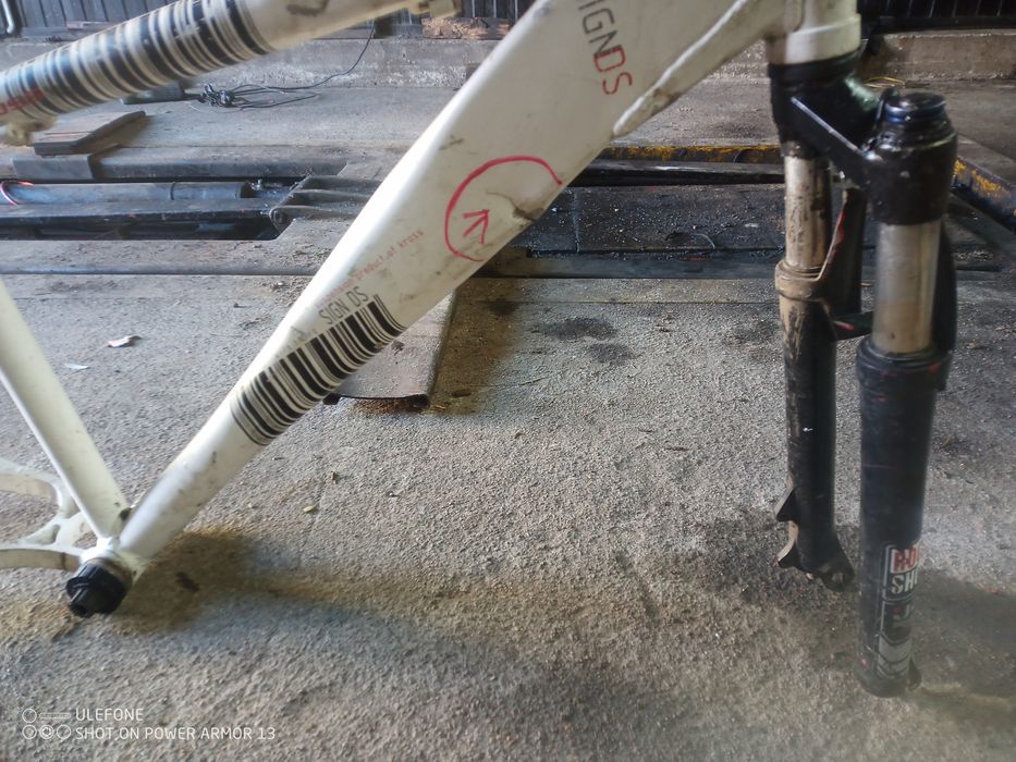 Rama amortyzator Kross sign ds rock shox