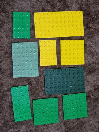 LEGO płytki oryginalne zestaw 9 sztuk