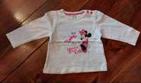 Minnie Mouse, Bawełniana bluzeczka,na długi rękaw, rozmiar 62/68