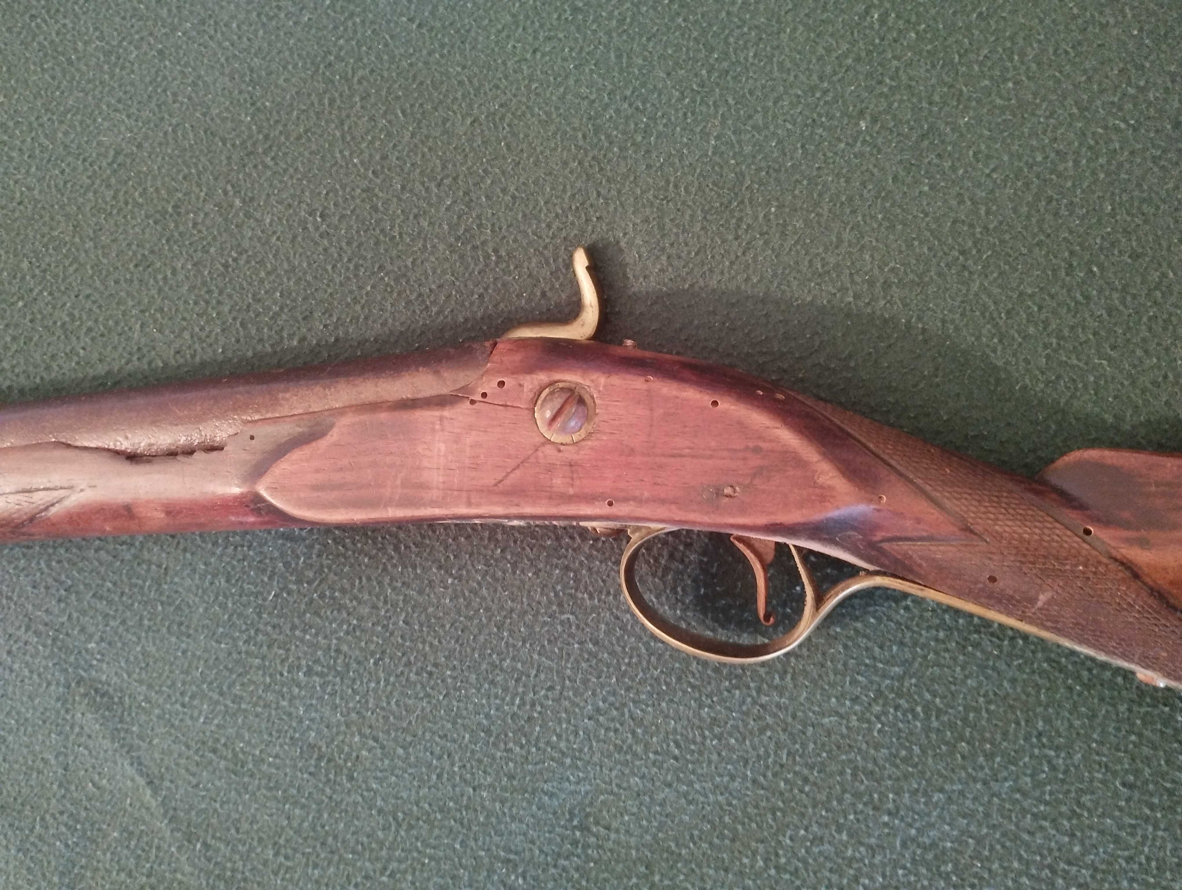 Espingarda  de caça  de percussão  de tiro único, 1860